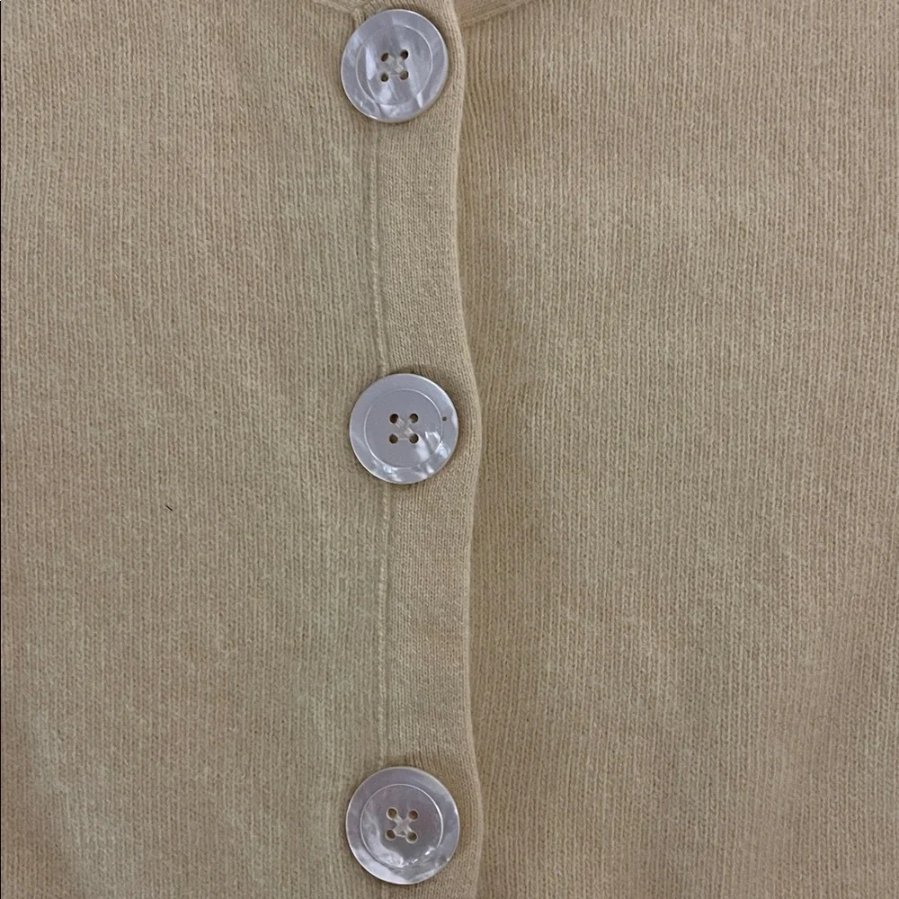 VTG Banana Republic Banana Cream Knit Sweater - M - Picture 3 of 5